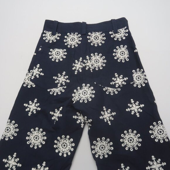 Zara Contrast Embroidered Culottes ZW Collection Size XS - Picture 8 of 14